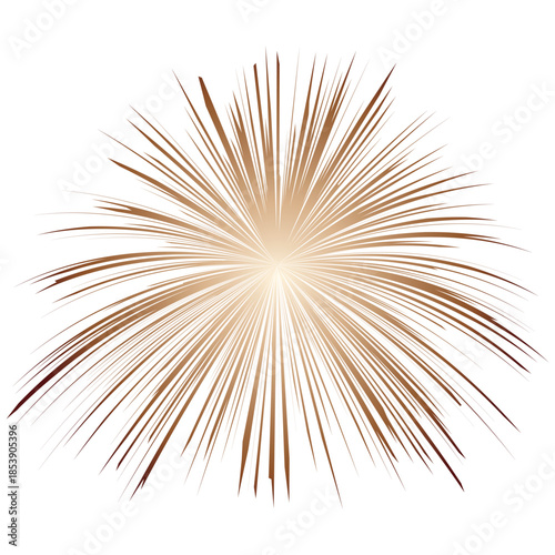 Festive fireworks icon. Vector EPS 10/AI