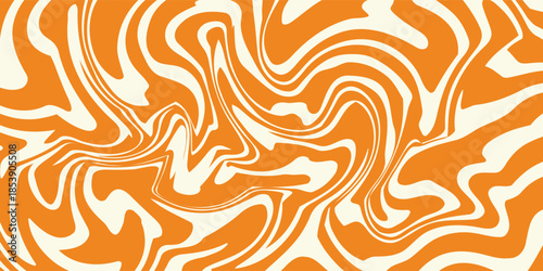 Caramel background with wavy stripes. Peanut butter texture. Butterscotch candy pattern.