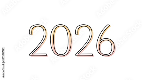 An illuminated neon sign design concept from 2026 features text illustrating a night of business success love and money for the new year happy new year 2026
new year 2026