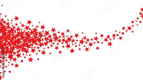 Swirling red stars background graphic, perfect for celebratory or festive designs