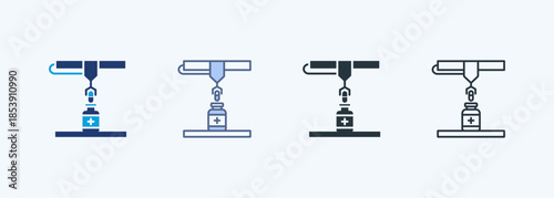 Pharmaceutical Industry Multiple Style Icon Collection