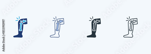 Osteoarthritis Multiple Style Icon Collection