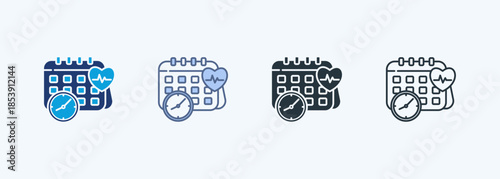 Longitudinal Multiple Style Icon Collection