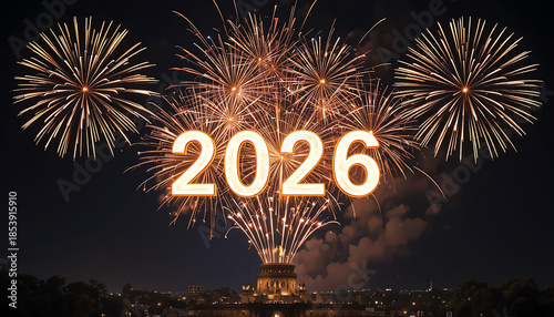 new year fireworks 2026