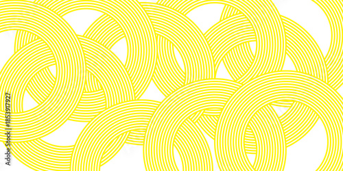 Pasta background, spaghetti abstract geometric pattern. Macaroni yellow poster. Wavy abstract pattern.vector eps10