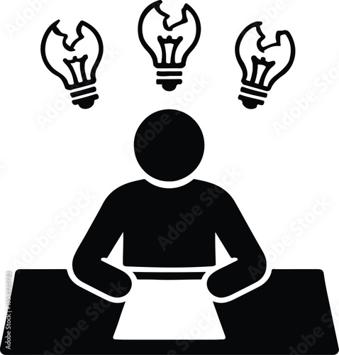 stress,pain,future,setrict parents,sleep vector icons 