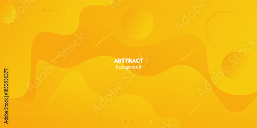 Orange geometric abstract background. Simple wave pattern with circle pattern design. Vector eps10