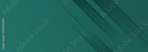 Dark green gradient abstract background with modern and futuristic luxury texture. Background concept with horizontal geometric design for banners and marketing. EPS. 3