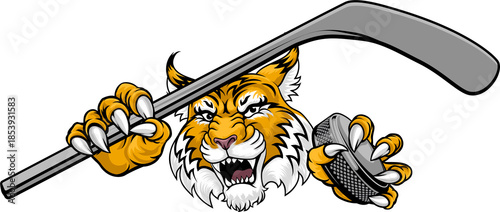 A wildcat or bobcat ice hoc...