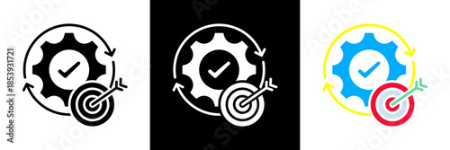 Effective Icon Set Glyph vector Illustration 