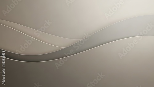 Elegant Abstract Wave Design with Subtle Gradient and Smooth Curves.