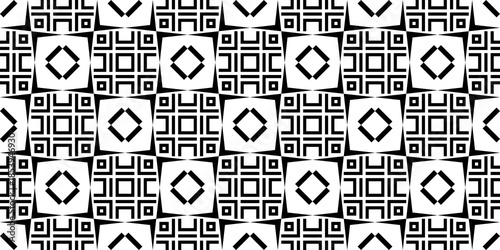 Seamless Transparent Art Deco Geometric Pattern Template