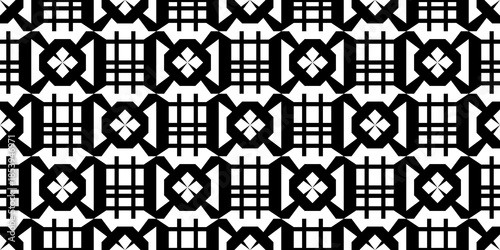 Seamless Transparent Art Deco Geometric Pattern Template