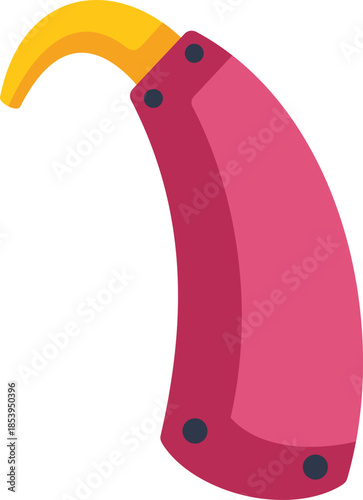 Modern design behind the ear hearing aid for improving hearing loss