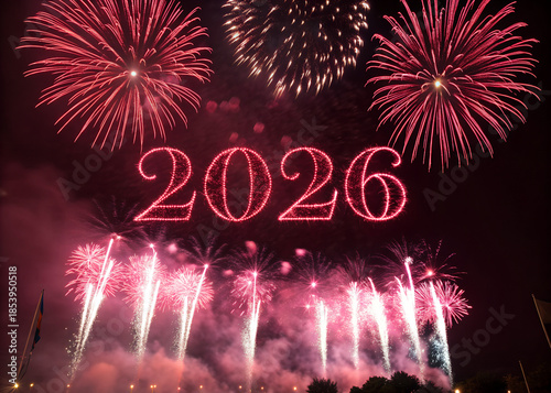 New Year 2026 Fireworks Celebration