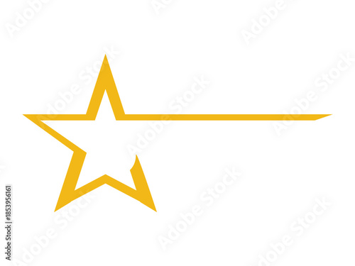 Star Icon Vector for Rating System, Favorite Button, and Award Design