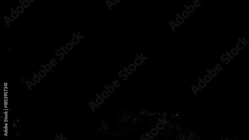 Old Film 4K video overlay of dust and scratches ready for screen mode blending.