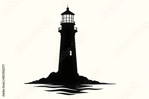 lighthouse on the shore