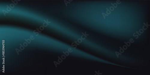A captivating abstract background featuring a gradient of teal and black, creating a smooth, blurred texture. Ideal for modern designs, adding depth and visual interest.