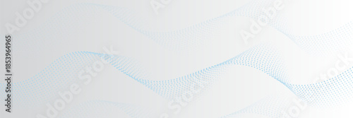 Abstract blue smooth waves on white background. Dynamic sound waves. Design elements. Modern Trendy design in vector Illustration