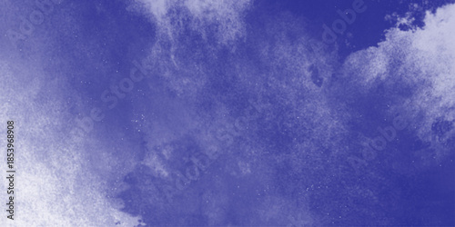 White cloud with Blue sky. abstract watercolor scraped grungy background.  A breathtaking expanse of billowing clouds forming intricate shapes against the endless blue backdrop. subtle forces of wind 