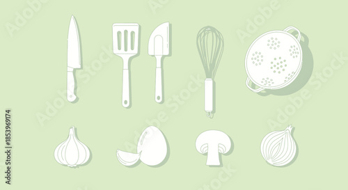 Minimal Kitchen Utensils Collection