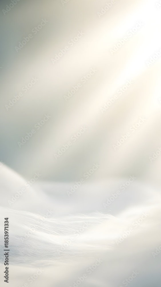 Obraz premium Soft white abstract background with gentle curves