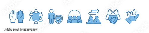 Social capital web banner icon vector illustration concept for interpersonal relationships with icons of participation, networking, trust, belonging, reciprocity, engagement, and value norms.
