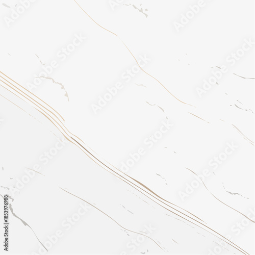 Elegant white marble texture with natural golden veining, perfect for luxurious backgrounds and sophisticated design projects, conveying purity and a high-end aesthetic