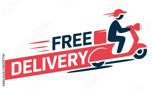 Free delivery service with motorcycle