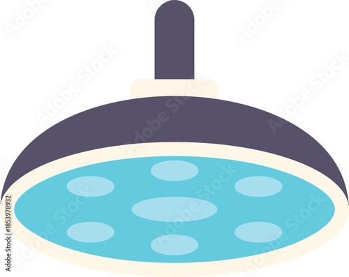 Surgical lamp providing bright illumination in operating room, ensuring optimal visibility for medical procedures