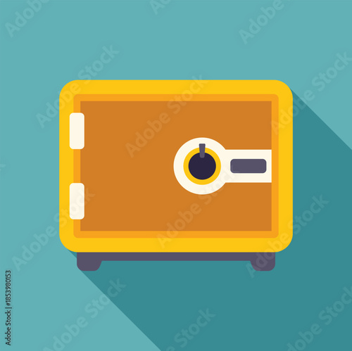 Secure metal strongbox safeguarding important documents and wealth, ensuring financial safety and peace of mind