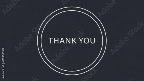 Appreciation Expressed: A simple yet elegant design communicates gratitude, perfect for conveying thanks. 