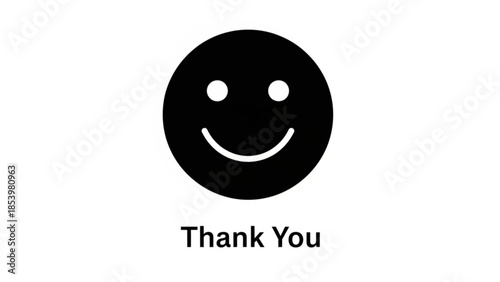 Smiley Face Thank You Message: A simple, yet powerful symbol of gratitude and positivity, this image features a cheerful smiley face alongside the words Thank You, conveying a message of appreciation.