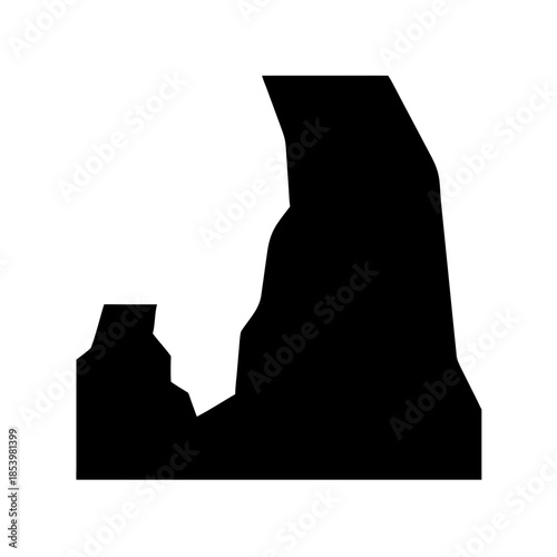 A completely solid black background texture with no light or details creating a dark empty space or void for minimalist design purposes