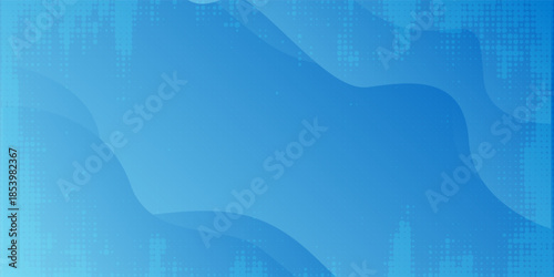 A blue, blue gradient background with a smooth texture and dotted pattern, creating a modern, abstract background design. Gradient patterned background vector. Blue background.
