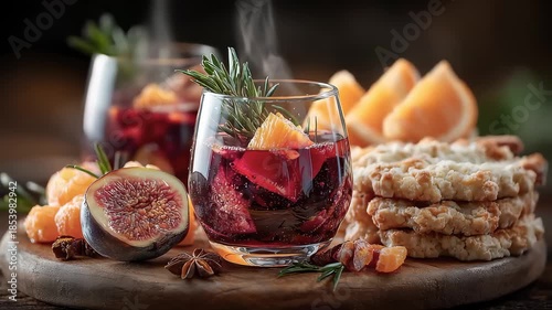 Christmas Warm Home Feast Special Drinks Desserts