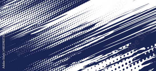 Abstract halftone wave dots background. Futuristic twisted grunge pattern, dots, circles. Vector modern optical pop art texture for posters, business cards and etc