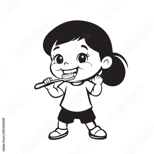 little girl with a big smile