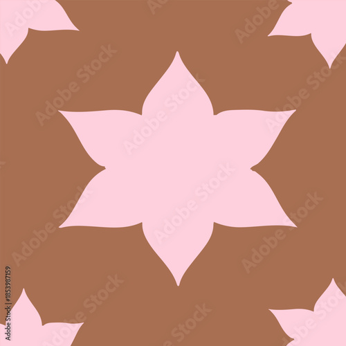 Hand drawn floral silhouettes feel youthful and fun for kidswear. used in Clothes and Fashion creation.