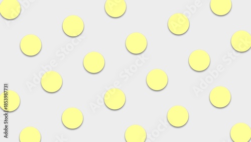Simple dot pattern in soft yellow and cream tones with evenly spaced pastel circles, smooth minimal design, and a gentle modern aesthetic