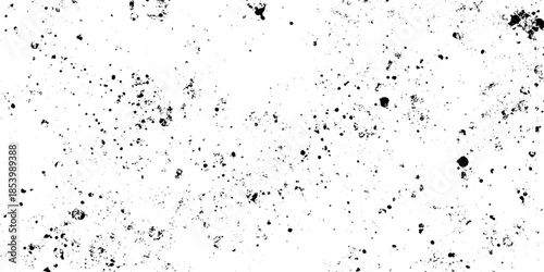 White, black dust overlay distress grungy grain, noise effect paint wall. small particles of debris and dust. crack and scratch dust paint concrete wall. subtle halftone grunge urban texture vector.