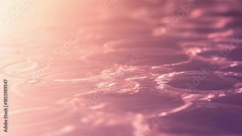 Shimmering Water Droplets Moving on Glass Surface to Create a Luxurious and Serene Visual Mood