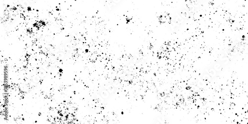 White, black dust overlay distress grungy grain, noise effect paint wall. small particles of debris and dust. crack and scratch dust paint concrete wall. subtle halftone grunge urban texture vector.