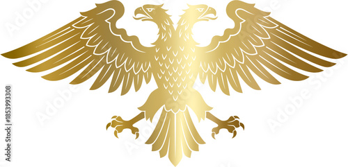 Heraldic Eagle Crest tattoo design