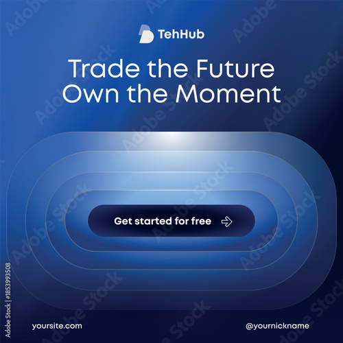 Poster & Social Media Set – Minimal Modern Design for Finance, Education, Business, Marketing & IT