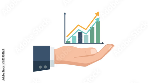 Sustainable cityscape with green buildings and renewable energy sources