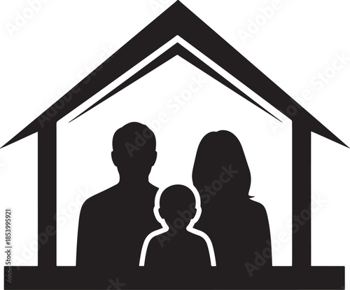 Family house home love happy portrait