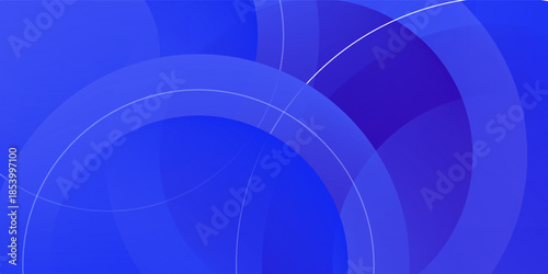 Abstract background, colorful. Blue gradations, circle effect style. Modern background, memphis. moder trendy design