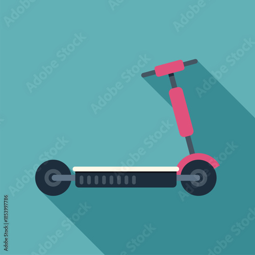 Electric scooter representing modern urban micromobility and eco friendly travel